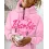 Barbie Letter Print Pocket Design Hoodie