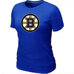 Boston Bruins Big & Tall Women\'s Logo Blue T-Shirt