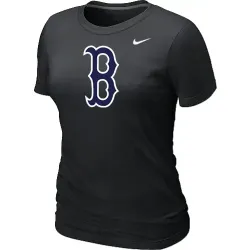 Boston Red Sox Heathered Nike Black Blended Women\'s T-Shirt