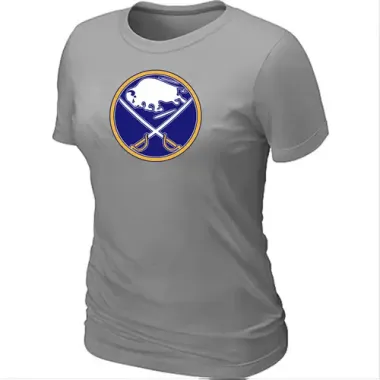 Buffalo Sabres Big & Tall Women's Logo L.Grey T-Shirt