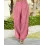 Button Pocket Design Drawstring Wide Leg Pants