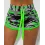 Camouflage Print Drawstring High Waist Shorts