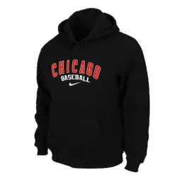 Chicago Cubs Pullover Hoodie Black