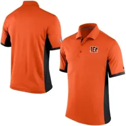 Cincinnati Bengals Team Logo Orange Polo Shirt