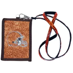 Cleveland Browns Wallet Beaded Lanyard Style