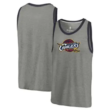 Cleveland Cavaliers Fanatics Branded Primary Logo Team Essential Tank Top - Gray