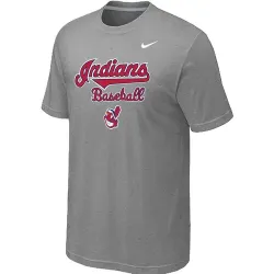 Cleveland Indians 2014 Home Practice T-Shirt - Light Grey