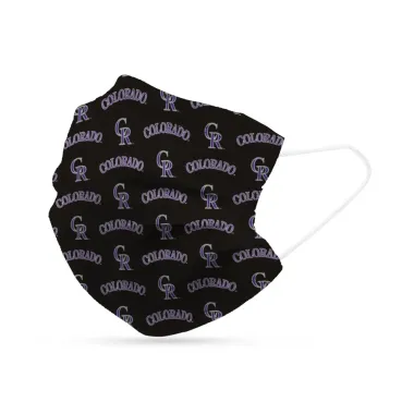 Colorado Rockies Face Mask Disposable 6 Pack