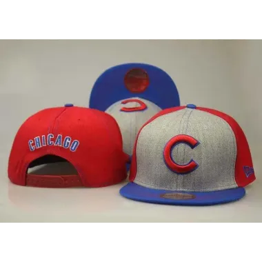 Cubs Fresh Logo Gray & Red Adjustable Hat LTMY