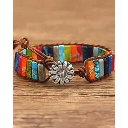 Daisy Pattern Clan Bohemian Bracelet