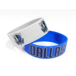 Dallas Mavericks Bracelets - 2 Pack Wide - Special Order