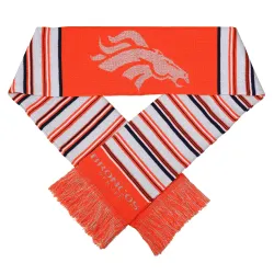 Denver Broncos Glitter Stripe Scarf