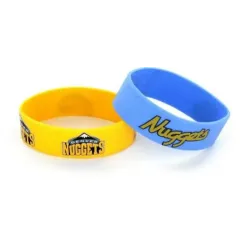 Denver Nuggets Bracelets 2 Pack Wide - Special Order