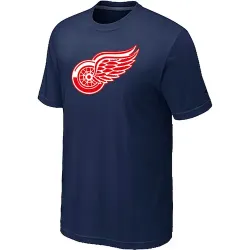 Detroit Red Wings Big & Tall Logo D.Blue T-Shirt