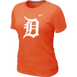 Detroit Tigers Heathered Orange Nike Women\'s Blended T-Shirt