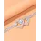 Double Heart Rhinestone Leg Ring