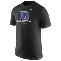 Duke Blue Devils Nike Wordmark WEM T-Shirt - Black