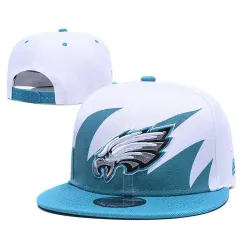 Eagles Team Logo White Blue Adjustable Hat GS