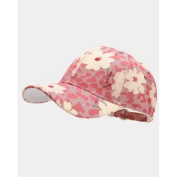 Floral Leopard Print Baseball Cap