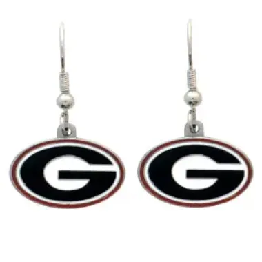 Georgia Bulldogs Dangle Earrings