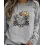 Halloween Ghost Graphic Print Crew Neck Sweatshirt