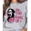 Halloween No You Hang Up Graphic Print O-Neck Sweatshirt