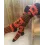 Halloween Pumpkin Spider Pattern Over The Knee Thermal Socks