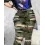 High Waist Camouflage Ladder Cut Out Pants