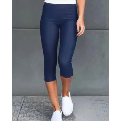 High Waist Capris Skinny Pants