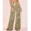 High Waist Glitter Wide Leg Pants