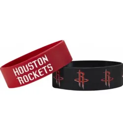 Houston Rockets Bracelets - 2 Pack Wide - Special Order