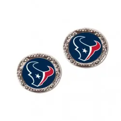 Houston Texans Earrings Post Style - Special Order