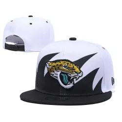 Jaguars Fresh Logo White Black Adjustable Hat GS