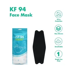 KF94 Anti Fog Disposable Face Masks 3 Layers Fish Mouth Type Face Cover