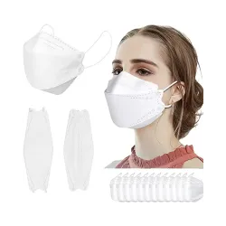 KF94 Anti Fog Disposable Face Masks 3 Layers Fish Mouth Type Face Cover