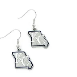 Kansas City Royals Earrings State Design - Special Order