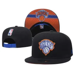 Knicks Team Logo Black Adjustable Hat GS