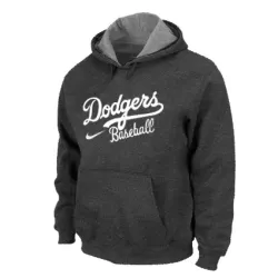 Los Angeles Dodgers Pullover Hoodie D.Grey