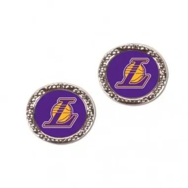 Los Angeles Lakers Earrings Post Style - Special Order