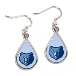 Memphis Grizzlies Earrings Tear Drop Style - Special Order