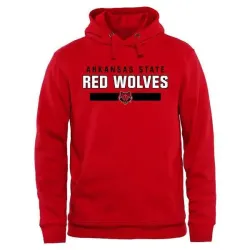 Men\'s Arkansas State Red Wolves Team Strong Pullover Hoodie - Scarlet