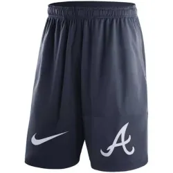 Men\'s Atlanta Braves Nike Navy Dry Fly Shorts