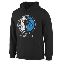 Men\'s Dallas Mavericks Noches Enebea Pullover Hoodie - Black