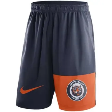 Men's Detroit Tigers Nike Navy Cooperstown Collection Dry Fly Shorts FengYun