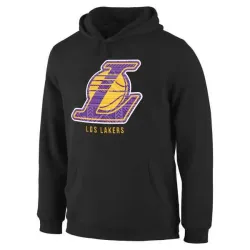 Men\'s Los Angeles Lakers Noches Enebea Pullover Hoodie - Black