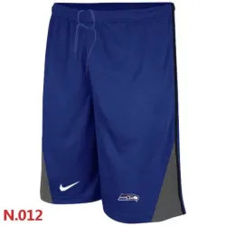 Men\'s Nike NFL Seattle Seahawks Classic Shorts Blue FengYun