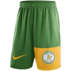 Men\'s Oakland Athletics Nike Green Cooperstown Collection Dry Fly Shorts FengYun