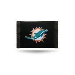 Miami Dolphins Wallet Nylon Trifold