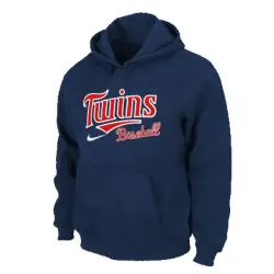 Minnesota Twins Pullover Hoodie D.Blue