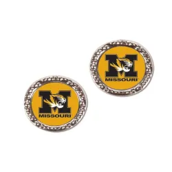 Missouri Tigers Earrings Post Style - Special Order